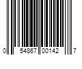 Barcode Image for UPC code 054867001427