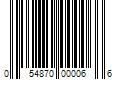 Barcode Image for UPC code 054870000066