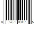 Barcode Image for UPC code 054878000075