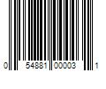 Barcode Image for UPC code 054881000031