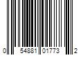 Barcode Image for UPC code 054881017732