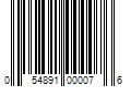 Barcode Image for UPC code 054891000076