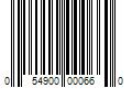 Barcode Image for UPC code 054900000660