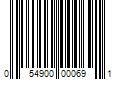 Barcode Image for UPC code 054900000691