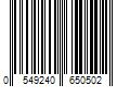 Barcode Image for UPC code 0549240650502