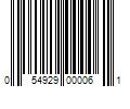 Barcode Image for UPC code 054929000061