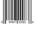 Barcode Image for UPC code 054947000838