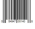 Barcode Image for UPC code 054947001408