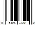 Barcode Image for UPC code 054947020010