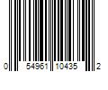 Barcode Image for UPC code 054961104352