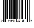 Barcode Image for UPC code 054961221899