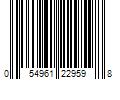 Barcode Image for UPC code 054961229598