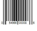 Barcode Image for UPC code 054966000086