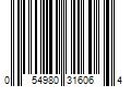 Barcode Image for UPC code 054980316064