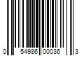 Barcode Image for UPC code 054986000363