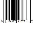 Barcode Image for UPC code 054987410727