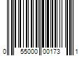 Barcode Image for UPC code 055000001731