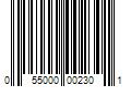 Barcode Image for UPC code 055000002301