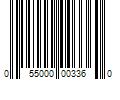 Barcode Image for UPC code 055000003360