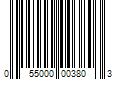 Barcode Image for UPC code 055000003803