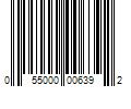 Barcode Image for UPC code 055000006392