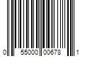 Barcode Image for UPC code 055000006781