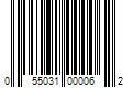 Barcode Image for UPC code 055031000062