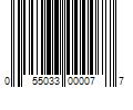 Barcode Image for UPC code 055033000077