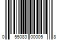 Barcode Image for UPC code 055083000058