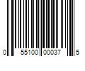 Barcode Image for UPC code 055100000375