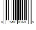 Barcode Image for UPC code 055100000733