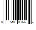 Barcode Image for UPC code 055100000764