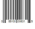 Barcode Image for UPC code 055100006315