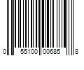 Barcode Image for UPC code 055100006858