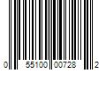 Barcode Image for UPC code 055100007282