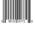 Barcode Image for UPC code 055100007725