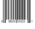 Barcode Image for UPC code 055200002231