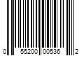 Barcode Image for UPC code 055200005362