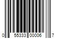 Barcode Image for UPC code 055333000067