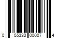 Barcode Image for UPC code 055333000074