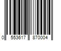 Barcode Image for UPC code 05536178700046