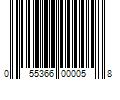 Barcode Image for UPC code 055366000058