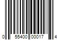 Barcode Image for UPC code 055400000174