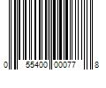 Barcode Image for UPC code 055400000778