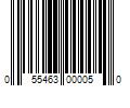 Barcode Image for UPC code 055463000050