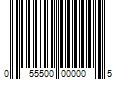 Barcode Image for UPC code 055500000005