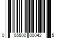 Barcode Image for UPC code 055500000425