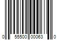 Barcode Image for UPC code 055500000630