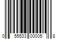 Barcode Image for UPC code 055533000058