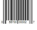 Barcode Image for UPC code 055700000027